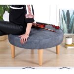 Σκαμπώ Square γκρι 80x41cm ed9669 - Image 2