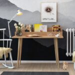 Γραφείο Penna oak χρώμα μελαμίνη 100x60x94cm ed966