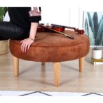 Σκαμπώ Square πορτοκαλί 80x41cm ed9670 - Image 2