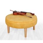 Σκαμπώ Square κίτρινο 80x41cm ed9671