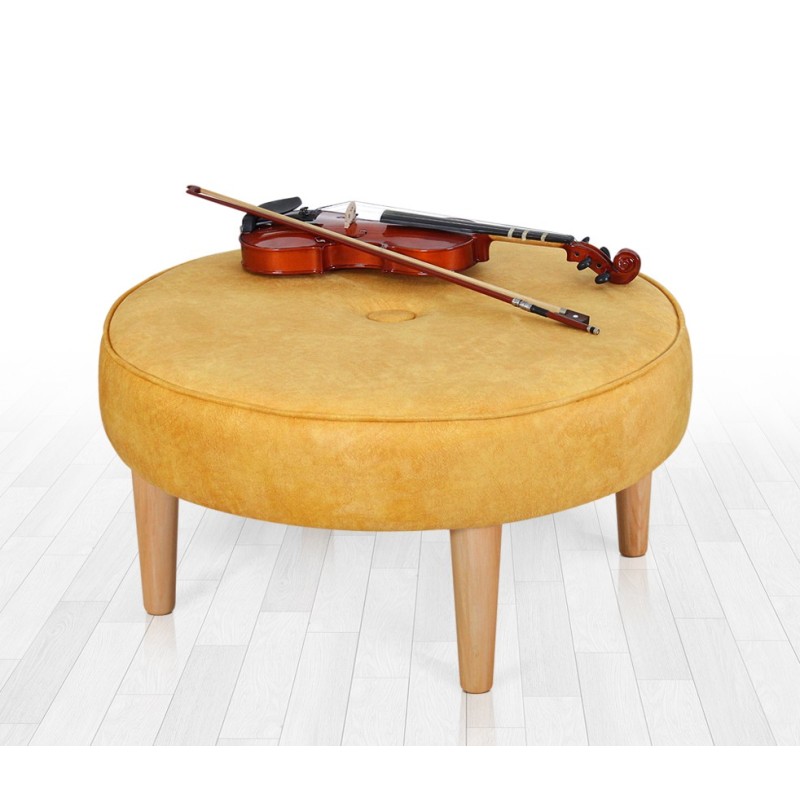 9671_0-800x800 Σκαμπώ Square κίτρινο 80x41cm ed9671 - Image 1