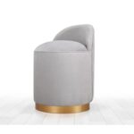 Σκαμπώ Dover γκρι 50x45cm ed9680 - Image 5