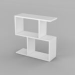 Βοηθητικό τραπέζι Mania άσπρη μελαμίνη 60x60x20cm ed969 - Image 3