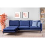 Γωνιακός καναπές Reya Navy Blue 245x180cm ed9702