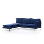 Γωνιακός καναπές Reya Navy Blue 245x180cm ed9702 - Image 5