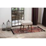 Σκαμπώ Appre μπεζ ύφασμα 46x46x44cm ed9704