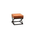 Σκαμπώ Nome πορτοκαλί 46x44cm ed9709 - Image 3