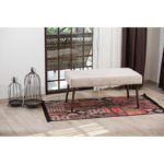 Σκαμπώ Appre μπεζ ύφασμα 92x46x44cm ed9710