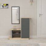 Έπιπλο εισόδου Asia δρυς ανθρακί μελαμίνη 80x29 5x90εκ ed972 - Image 5