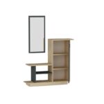 Έπιπλο εισόδου Asia δρυς ανθρακί μελαμίνη 80x29 5x90εκ ed972 - Image 3