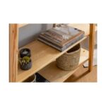 βιβλιοθήκη Alineato Birch 120x30x148cm ed985 - Image 3