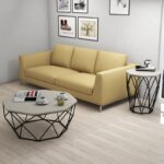 Βοηθητικό τραπέζι Sofya κρεμ μελαμίνη 46x57cm ed9959 - Image 5