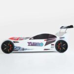 Κρεβάτι αυτοκίνητο Eko άσπρο μελαμίνη 120x230x60εκ ed997 - Image 2