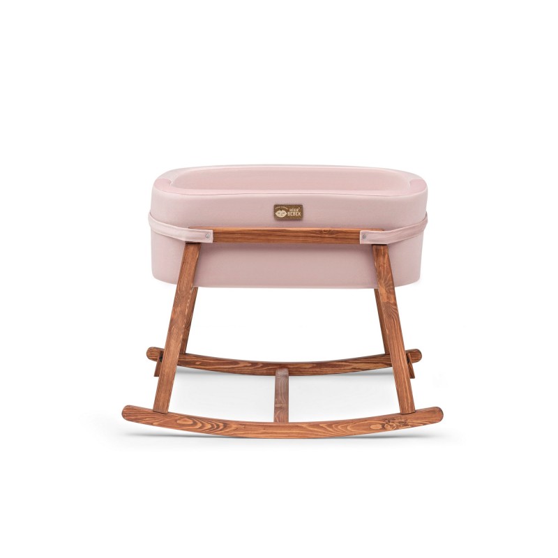 9993_0-800x800 Κούνια Hier ροζ δρυς πεύκο 90x58x70εκ ed9993 - Image 1