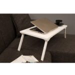 Γραφείο laptop Via μελαμίνη λευκό χρώμα 60x35x24 5cm c438791