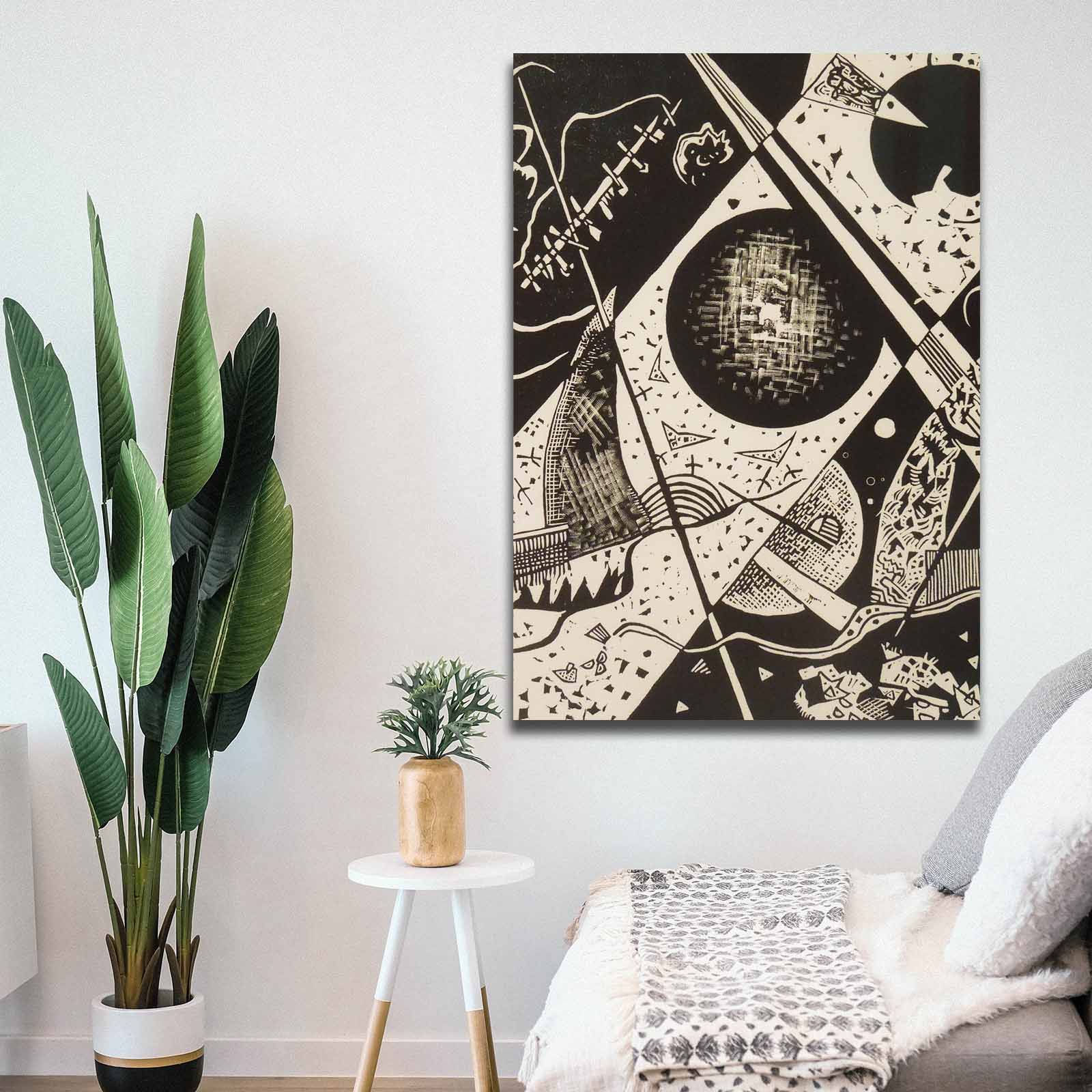 471292_0 Πίνακας Kandinsky Καμβάς 70x100cm c471292 - Image 1