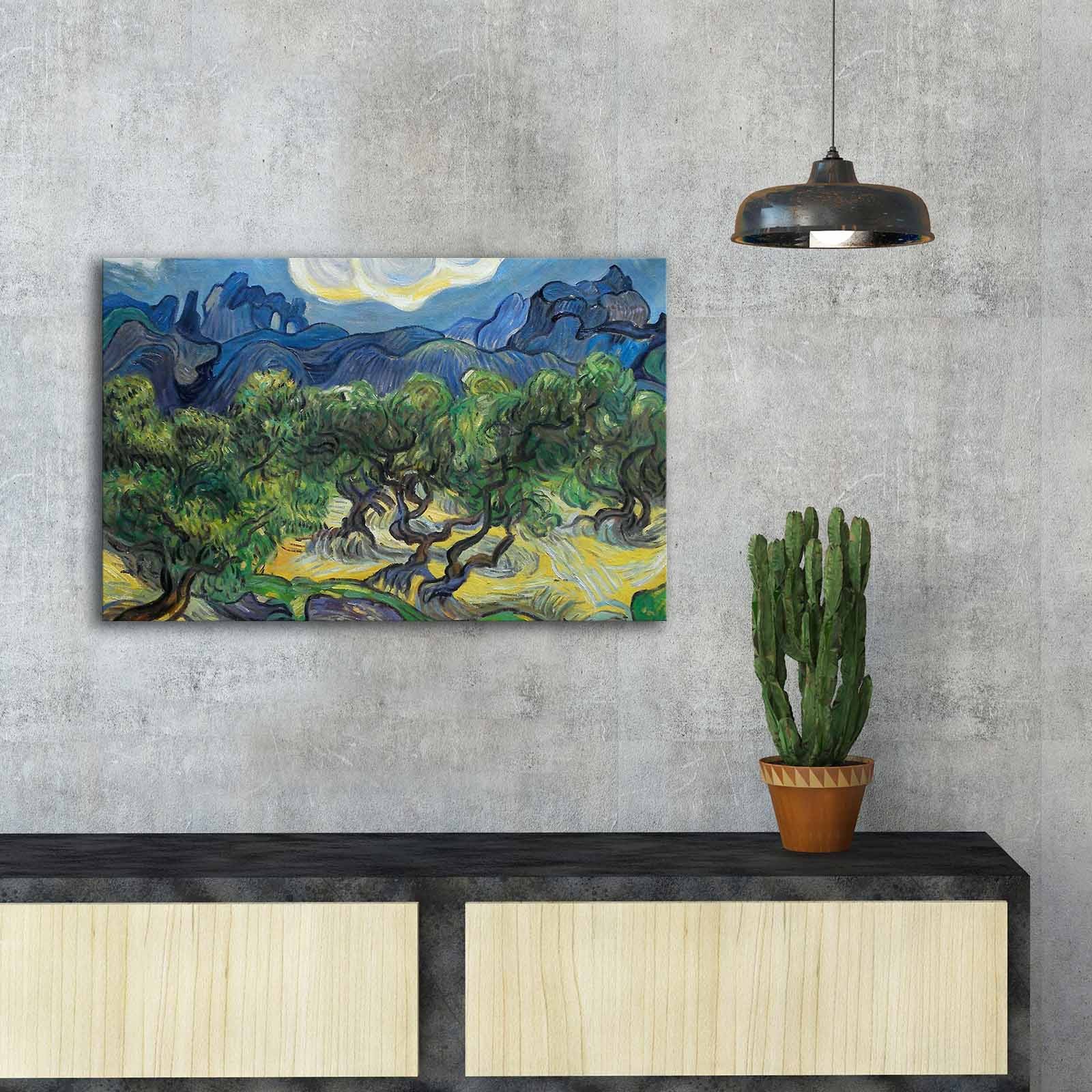 Frame template on the wall in room / 3D render image Πίνακας καμβάς 45x70cm c471606 - Image 1