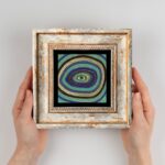 Πίνακας Stone ξύλο 20x20cm c471716 - Image 3