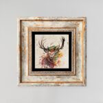 Πίνακας Stone ξύλο 20x20cm c471722