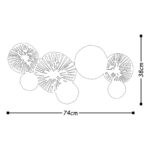 Deco διακοσμητικό τοίχου 74x38x5cm c472033 - Image 3