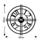 Enzo ρολόι τοίχου 49x49cm c472043 - Image 3